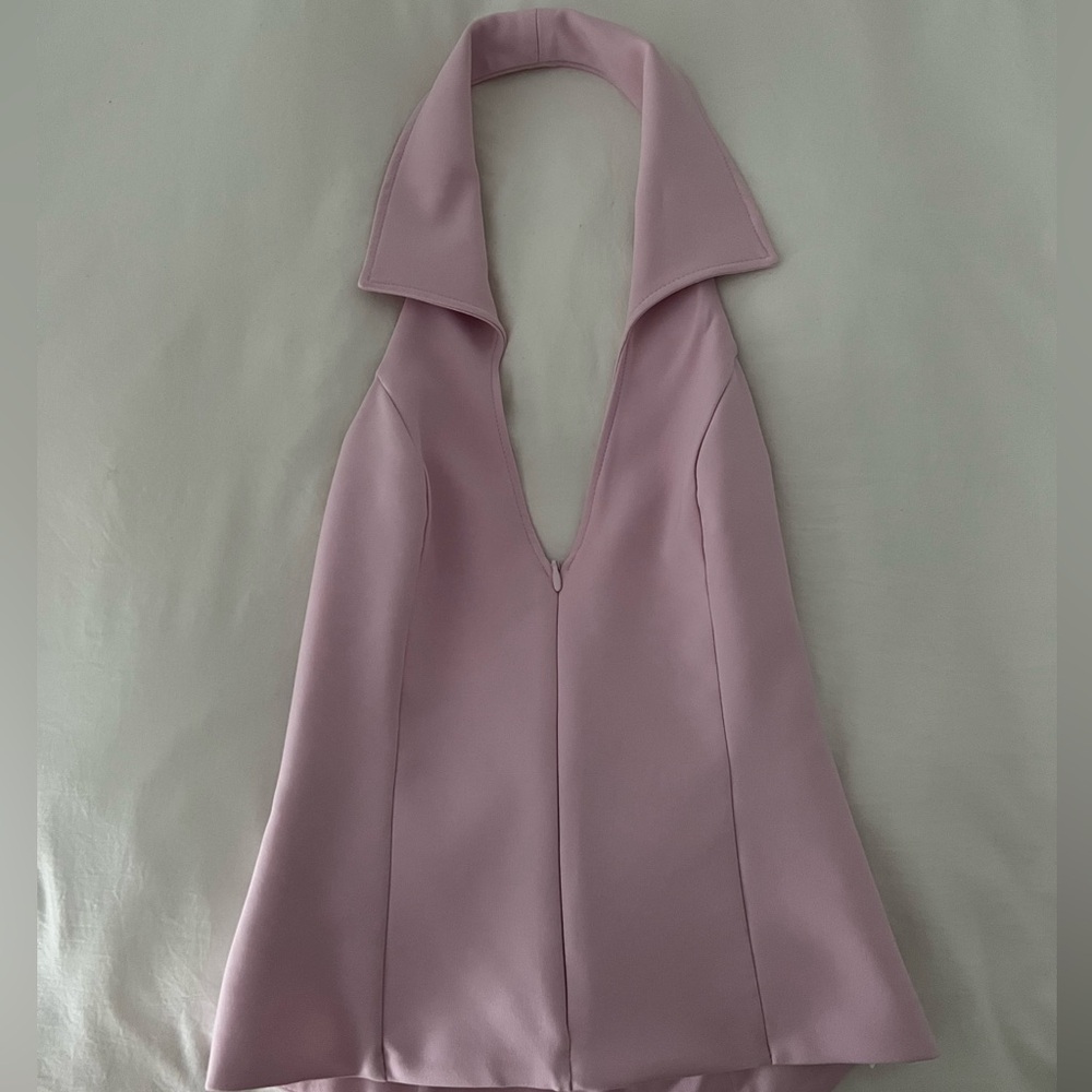 Zara Light Pink Halter Top